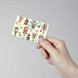 PVC Plastic Waterproof Card Stickers, Self-adhesion Card Skin for Bank Card Decor, Rectangle, Angel & Fairy, 186.3x137.3mm