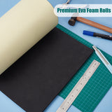 Adhesive EVA Foam Sheets, for Art Supplies, Paper Scrapbooking, Cosplay, Foamie Crafts, Black, 1800x298x6mm