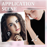 100Pcs 304 Stainless Steel Screw Cup Peg Bails, For Half Drilled Beads, Stainless Steel Color, 10x8mm, Hole: 2mm, Pin: 1.2mm