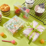 72Pcs Transparent PVC Box Candy Treat Gift Box, for Wedding Party Baby Shower Packing Box, Rectangle, Clear, 10.8x8.5x4cm