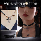 30Pcs Gothic Style Alloy Pendents, Sword with Wing, Electrophoresis Black, 44x34.5x3mm, Hole: 4mm