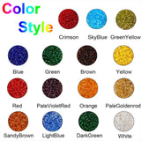 Glass Seed Beads, Transparent, Round, Mixed Color, 8/0, 3mm, Hole: 1mm, about 22g/color, about 7500pcs/box