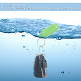 4Pcs 2 Colors Plastic Pill-shape Floating Pendant Keychain, for Boating Fishing Kayak Surfing Sailing and Outdoor Sports Accessories, Mixed Color, 8.9cm, 2pcs/color