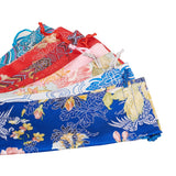 Silk Pouches, Drawstring Bag, Mixed Color, 19~20x7.5~8cm