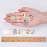 Alloy Findings, Pendants, Links, Mixed Shapes, Mixed Color, 7.4x7.2x1.7cm, 32pcs/box