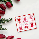 Custom PVC Plastic Clear Stamps, for DIY Scrapbooking, Photo Album Decorative, Cards Making, Mixed Shapes, 160x110x3mm