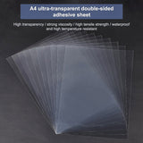 PET Double-Sided Adhesive Film, For Printing Photos, Clear, 300x210mm