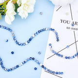 Natural Sodalite Round Bead Strands, 6~6.5mm, Hole: 1mm, about 63pcs/strand, 15.5 inch