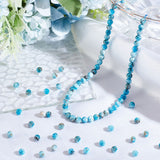 2 Strands Natural Apatite Beads Strands, Round, 4.5mm, Hole: 0.7mm, about 83~106pcs/strand, 14.76~18.78 inch(37.5~47.7cm)