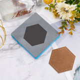 1Pc Wood Cutting Dies, with Steel, for DIY Scrapbooking/Photo Album, Decorative Embossing DIY Paper Card, Leather Crafts Making, Hexagon, 150x150x9mm