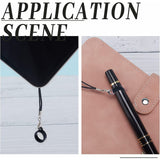 Silicone Pendant, for Electronic Stylus & Lighter Making, Black, 27.5x22x8mm, Hole: 2.7mm, Inner Diameter: 18mm, 60pcs