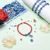 DIY Jewelry Making Kit, Including Resin Beads, Alloy Pendants & Hangers, Brass Beads, Nylon Threads, Glass Seed Beads, Mixed Color, Beads: 300Pcs/set