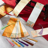 DIY Rectangle Paper Bookmark Making Kits, with Tassel, Colorful, 20Pcs/set