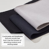 3Pcs 3 Colors 95% Cotton & 5% Elastic Fiber Ribbing Fabric for Cuffs, Waistbands Neckline Collar Trim, Knitted Hem, Quilting Cloth, Mixed Color, 400~428x80~85x2mm, 1pc/color