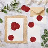 Adhesive Wax Seal Stickers, Envelope Seal Decoration, for Craft Scrapbook DIY Gift, Moon Pattern, 3cm, about 50pcs/box