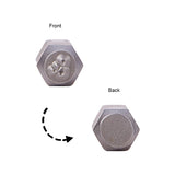 Iron Letter A~Z and Number 0~9 Seal Stamps, with Handle, Box Random Single Color or Random Mixed Color, 165x105x35mm