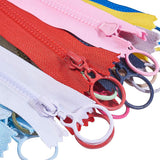 Garment Accessories, Nylon Zipper, Zip-fastener Component, Mixed Color, 280x28x2.5mm, 36pcs/set