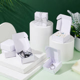 Cardboard Gift Packaging Boxes, Folding Boxes for Hand-made Soap, Square, White, Finnished Product: 5.5x5.5x2.5cm