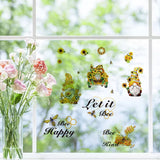 2 Sets 2 Style PVC Wall Sticker, Rectangle Shape, for Window or Stairway Home Decoration, Mixed Patterns, 190x140mm, 1 set.200x145mm, about 1 sheet/style