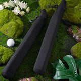 Neoprene & Polyester Baseball Bat Cover, Softball Bat Sleeve, with Rubber Clasp, Black, 450x92x16mm