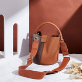 Imitation Leather Adjustable Wide Bag Handles, with Alloy Swivel Clasps, Sienna, 84~140cm