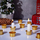 Aluminum Candle Cup, Jar Candle Making Accessories, Golden, 2.6x1.4cm, Inner Diameter: 2cm