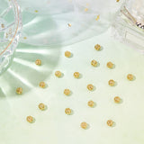Brass Filigree Beads, Filigree Ball, Lead Free & Cadmium Free & Nickel Free, Round, Raw(Unplated), 6mm, Hole: 1mm, 100pcs/box