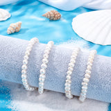 2 Strands 2 Style Grade A Natural Cultured Freshwater Pearl Beads Strands, Polished, Potato, Natural Color, White, 1strand/style