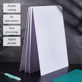 PVC Foam Boards, for Presentations, School, Office & Art Projects, Rectangle, White, 400x300x2mm