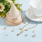 30Pcs 3 Styles Brass Bell Charms, Real 18K Gold Plated, 9~13x6~10mm, Hole: 1.5~2mm, 10pcs/style