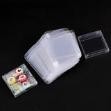 Transparent PVC Box Candy Treat Gift Box, for Wedding Party Baby Shower Packing Box, Square, Clear, 6x6x1cm, 50pcs/set