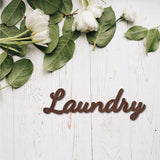 Natural Basswood Wall Sculpture, Torus Wall Art, Home Decor Meditation Symbol, Word Laundry, Camel, 94x300x6mm