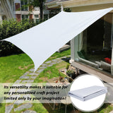 Waterproof Canvas Outdoor Oxford Cloth Fabric, for Tent Awning Blackout, Silver, 400x170x0.02cm