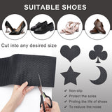 Rectangle Anti Skid Rubber Soling Sheet, Wear Resistant Raised Grain Shoes Bottom Repairing Material for Boots, Leather Shoes, Black, 375x140x2.5mm