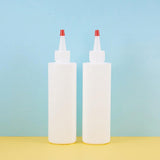 Plastic Glue Bottles, White, 15.1x4.7cm, Capacity: 200ml, 8pcs/set
