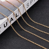 DIY Chain Bracelet Necklace Making Kits, Including 304 Stainless Steel Cable Chains & Clasps, Brass Jump Rings, Golden, Chain: 32.8 Feet(10m)/set