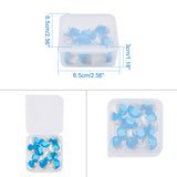 Plastic Bead Containers, Cube, Clear, 6.5x6.5x3cm, 12pcs, Carton: 20x15x10cm