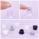32Pcs 4 Colors Silicone Bottle Seal Plug, Reusable Replacement Bottle Stopper, Mixed Color, 15x10mm, Pin: 11mm, 8pcs/color