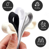 25M Double Layer Flat Cotton Cords, Hollow Cotton Rope, for Garment Accessories, Black, 11x1.2mm, 25m/roll