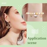 40Pcs 10 Styles Alloy Enamel Pendants, Mixed Shapes, Mixed Color, 12~23x11.5~22.5x1.5~4mm, Hole: 1.25~2.5mm, 4pcs/style