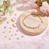 60Pcs 3 Style Brass Beads, Long-Lasting Plated, Clover, Real 18K Gold Plated, 5~8x5~8x2.5~3mm, Hole: 1.2~1.6mm, 20pcs/style