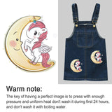 13Pcs 13 Style Horse Iron on Patches Heat Transfer Stickers, Cartoon Applique Patches for DIY Kids Garment Accessories, Horse Pattern, 1pc/style