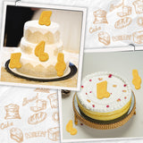 Plastic Cookie Cutters, Fondant Cake Moulds, for DIY Baking Decoration, Musical Note, 25~111x10~73x10.5~11mm, 10pcs/set