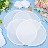 Nylon Foldable Flying Disc or Fan with Storage Bag Assortment, White, 250x2mm