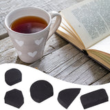 EVA Mug Handle Forms, Handle Molds, for Ceramic Cup Making, Mixed Shapes, Black, 2.9~5x4.3~8.5x1.75cm, 12pcs/set