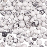 Natural Howlite Beads, Round, 8mm, 12.5x8.5x1.8cm, 180pcs/box