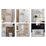 PVC Quotes Wall Sticker, for Stairway Home Decoration, Word, Black, 58x35.3cm