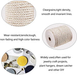 Polyester Cord, Twisted Cord, Blanched Almond, 5mm, about 18~19yards/roll(16.4m~17.3m/roll)