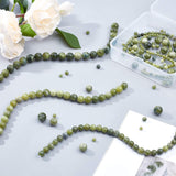 Natural Chinese Jade Beads Strands, TaiWan Jade, Round, 4mm/6mm/8mm/10mm/12mm, Hole: 1~1.8mm, 5strands/box