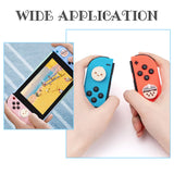 Steamed Bun & Bubble Milk Tea Pattern Silicone Joystick Cap, Thumb Grip, for Gamepad, Game Controller, Mixed Color, 16.5~17x16~16.5x7mm, 4pcs/set